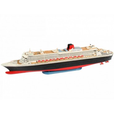 KIT PARA MONTAR REVELL OCEAN LINER QUEEN MARY 2 1/1200 45 PEÇAS REV 05808